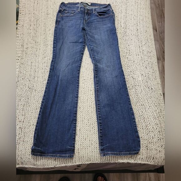 Abercrombie & Fitch Women's Blue Boot Cut Jeans - Picture 6 of 9